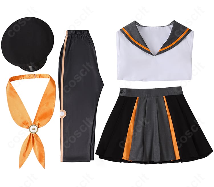 制服セーラー服コスプレ衣装のセット内容一式