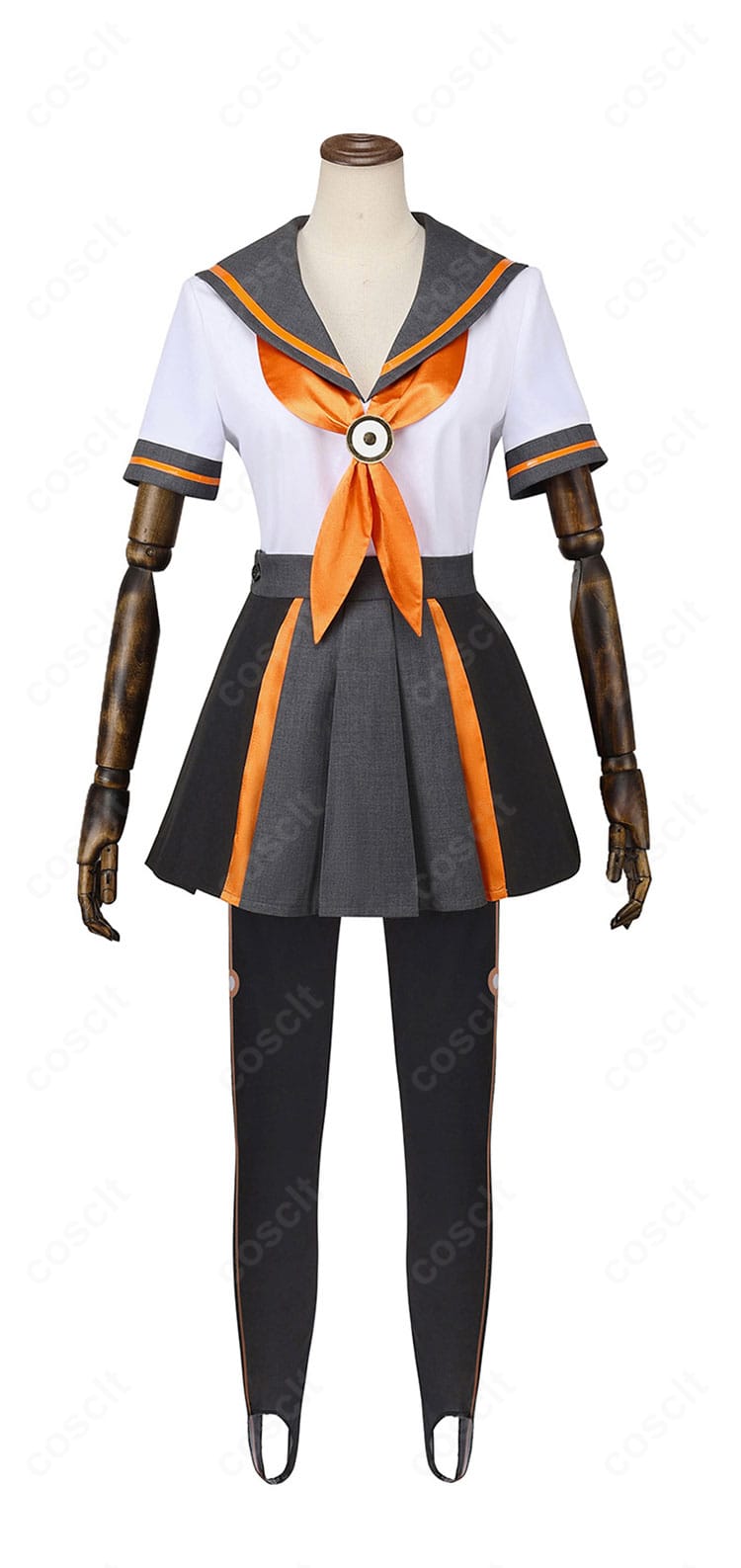 Fate/Grand Order ザビ子 制服セーラー服 コスプレ衣装の正面全体図