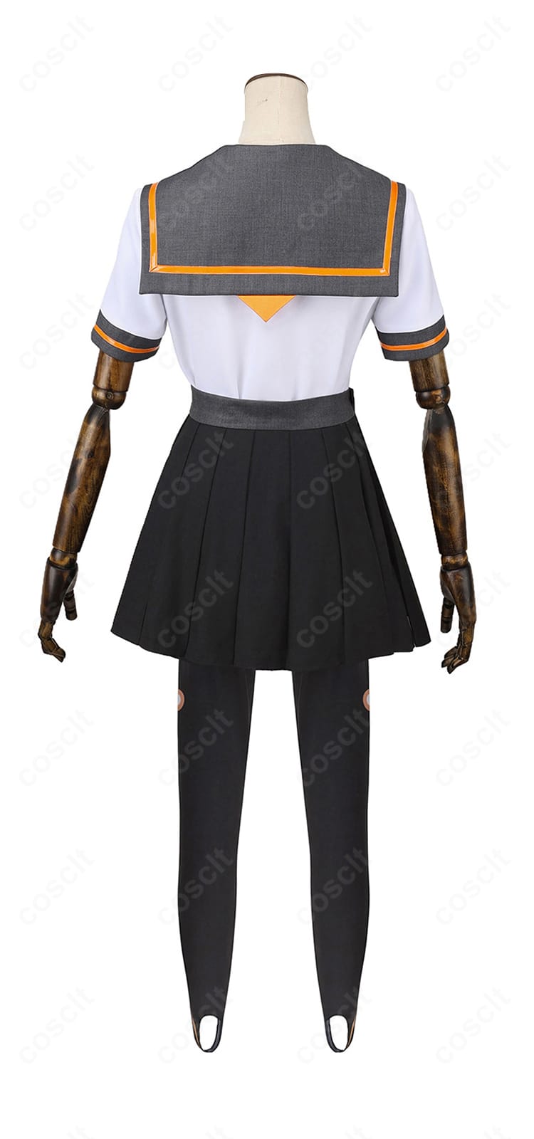 Fate ザビ子 制服風コスチュームの背面デザイン｜後ろ姿まで忠実に再現