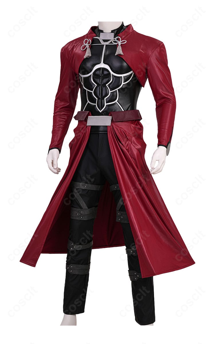 エミヤ（アーチャー）衣装の左側全身。袖と外套の落ち感、縫製ラインの整いを示す高品質仕上げ。