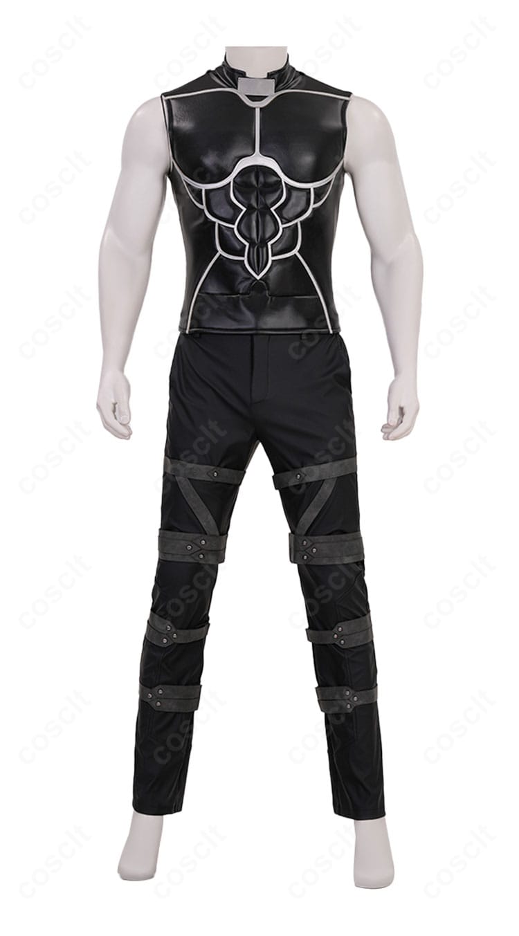 エミヤ（アーチャー）インナー前面ディテール。黒の立体ラインと質感が際立つ仕立て。