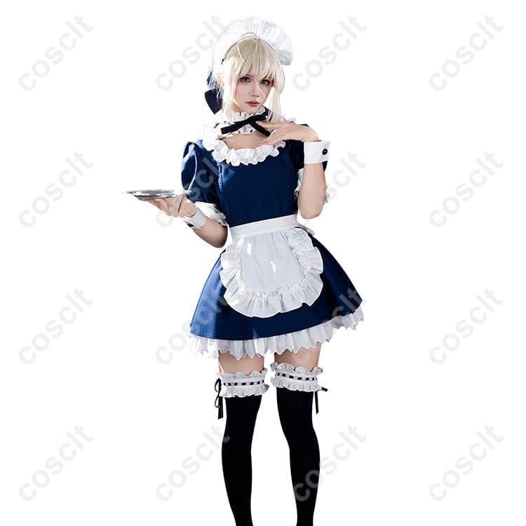 Fate/stay night アルトリア・ペンドラゴン（セイバー） メイド服 コスプレ衣装【COSCLT公式通販】 - 2枚目の画像