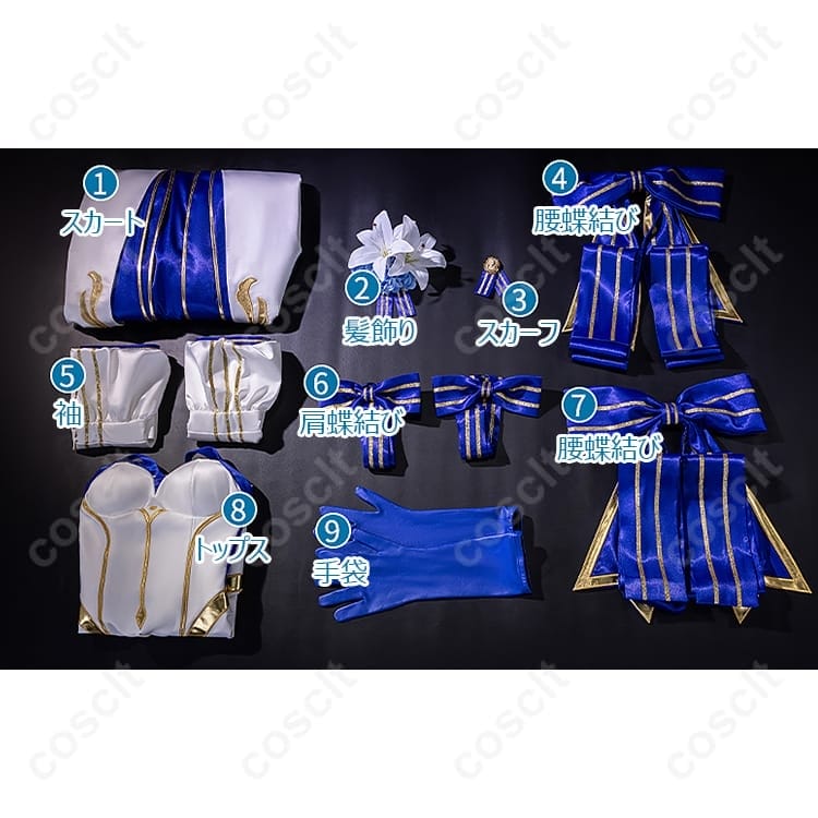 Fate/Grand Order アーキタイプ:アース アルクェイド高再現ドレス｜上品×クールで撮影映え - 6枚目の画像