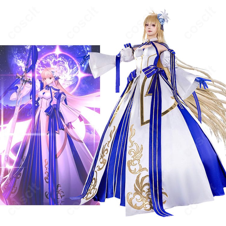 Fate/Grand Order アーキタイプ:アース アルクェイド公式調のビジュアル再現コスプレ衣装の全体イメージ