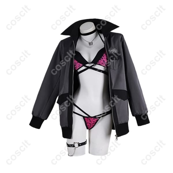 ホロライブEnglish Justice ラオーラ・パンテーラ ビキニ姿 水着 コスプレ衣装｜粉豹愛称・オーダーメイド対応【COSCLT公式】