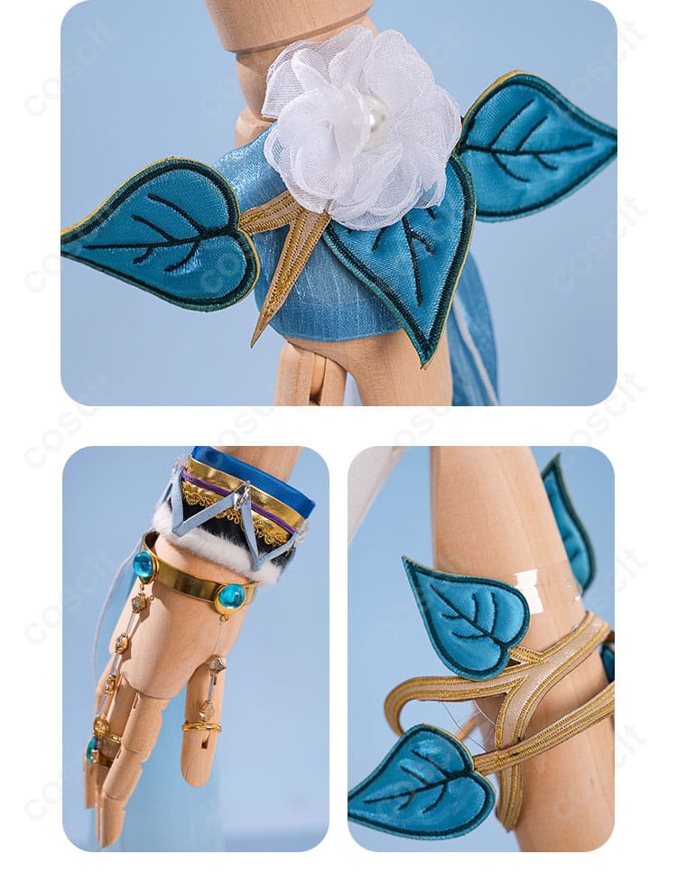 原神ラウマ コスプレ衣装 腕飾り細部 コーディネートのアクセント
