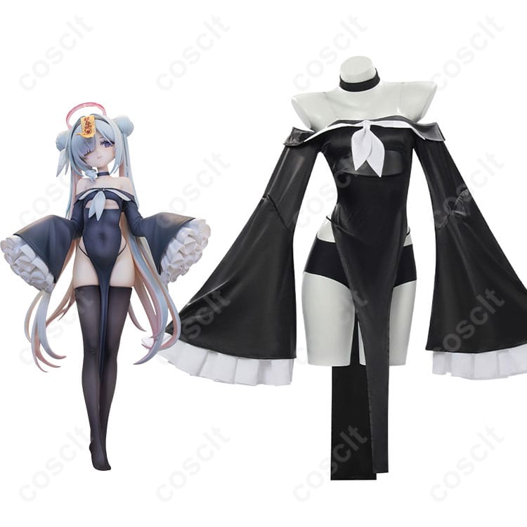 ブルーアーカイブ プラナ キョンシー コスプレ衣装 着用イメージとキャラクター公式ビジュアル