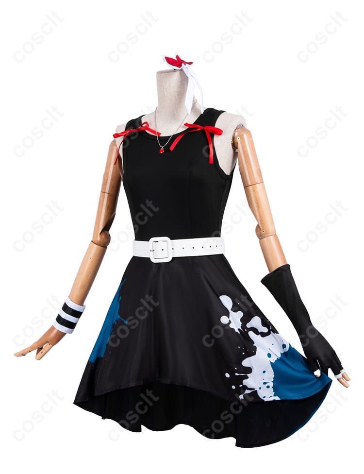 ガールズバンドクライ×サンリオキャラクターズ 安和すばる×ハローキティ コスプレ衣装 右側ディテール｜細部まで忠実再現
