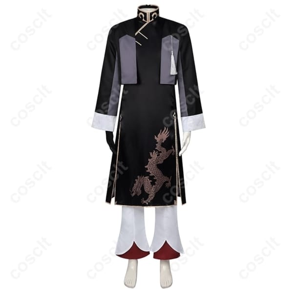 文豪ストレイドッグス 芥川龍之介 中華風コスプレ衣装｜高再現の刺繍と快適インナーで撮影に最適