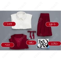 銀魂 神楽 ウエイター衣装｜高再現設計で撮影映え、XS〜XLの快適フィット - 7枚目の画像（サムネイル）