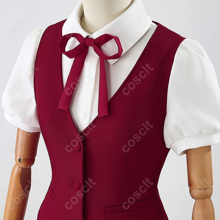 銀魂 神楽 ウエイター衣装｜高再現設計で撮影映え、XS〜XLの快適フィット - 5枚目の画像