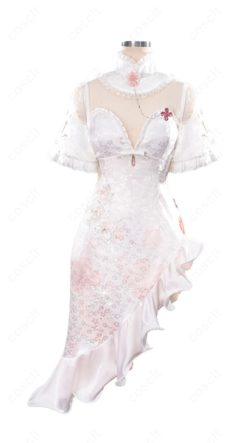 勝利の女神：NIKKE ドロシー チャイナドレス 正面全体画像。ドレスラインと装飾配置、セット内容の雰囲気が把握できるカット。