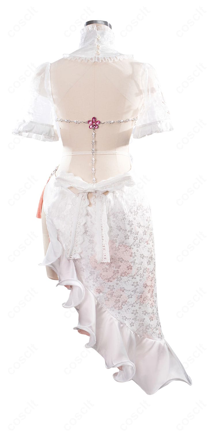 勝利の女神：NIKKE ドロシー チャイナドレス 背面全体画像。背中側のラインと装飾のバランス、後ろ姿の仕上がりが分かるカット。