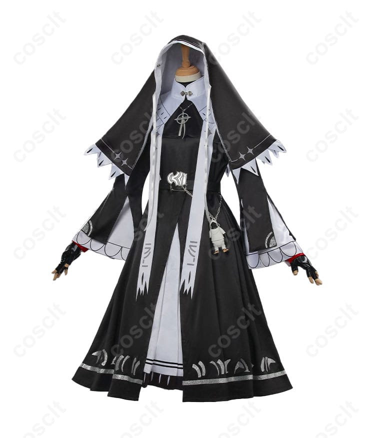 アークナイツ エクシア 新約シスター服 コスプレ衣装 側面全体図