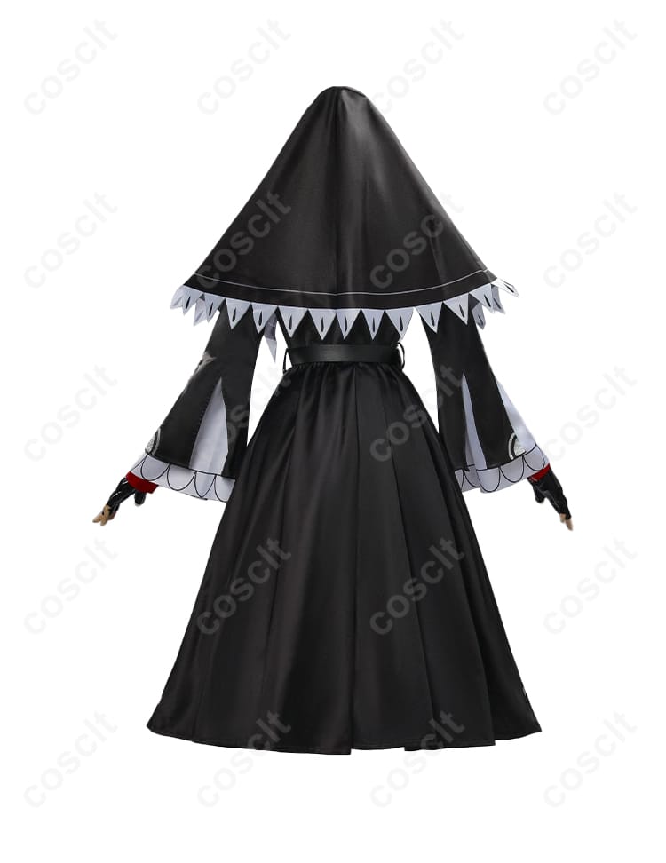 アークナイツ エクシア 新約シスター服 コスプレ衣装 背面全体図