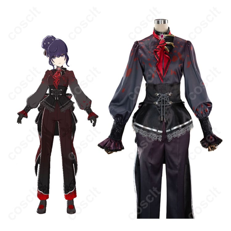 プロジェクトセカイ 朝比奈まふゆ 静かな図書室で Icy rose-lady コスプレ衣装 着用イメージとキャラクタービジュアル