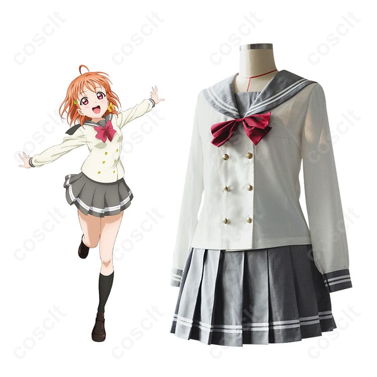 ラブライブ！サンシャイン!! Aqours 冬制服 高海千歌・桜内梨子・渡辺曜 コスプレ衣装 着用イメージ