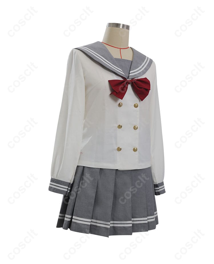 ラブライブ！サンシャイン!! Aqours 冬制服 コスプレ衣装 右側ディテール 精巧な仕上げ