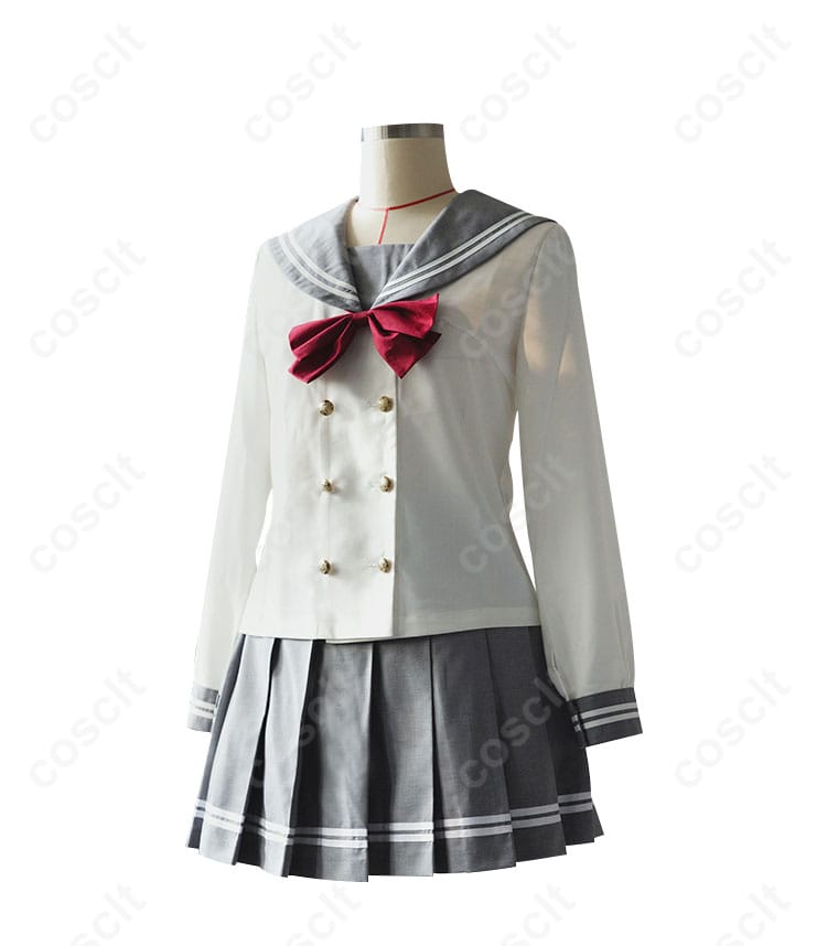 ラブライブ！サンシャイン!! Aqours 冬制服 コスプレ衣装 左側ディテール 高品質生地使用