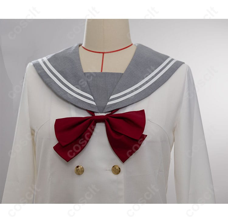 ラブライブ！サンシャイン!! Aqours 冬制服 コスプレ衣装 蝶ネクタイ装飾ディテール