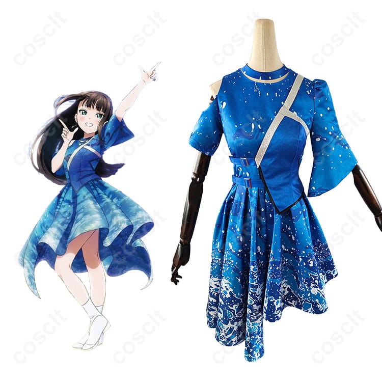 ラブライブ！サンシャイン!! Aqours 黒澤ダイヤ・桜内梨子・津島善子 コスプレ衣装 着用イメージ｜高品質再現