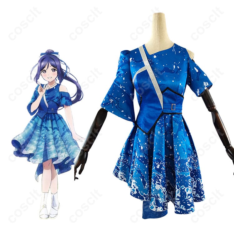 ラブライブ！サンシャイン!! Aqours 松浦果南・渡辺曜・黒澤ルビィ コスプレ衣装 キャラクター着用イメージ図