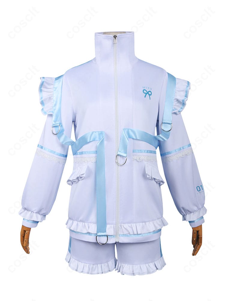 初音ミク ドンキフェア2025 コスプレ衣装 コート細部｜縫製と装飾のディテールをチェック