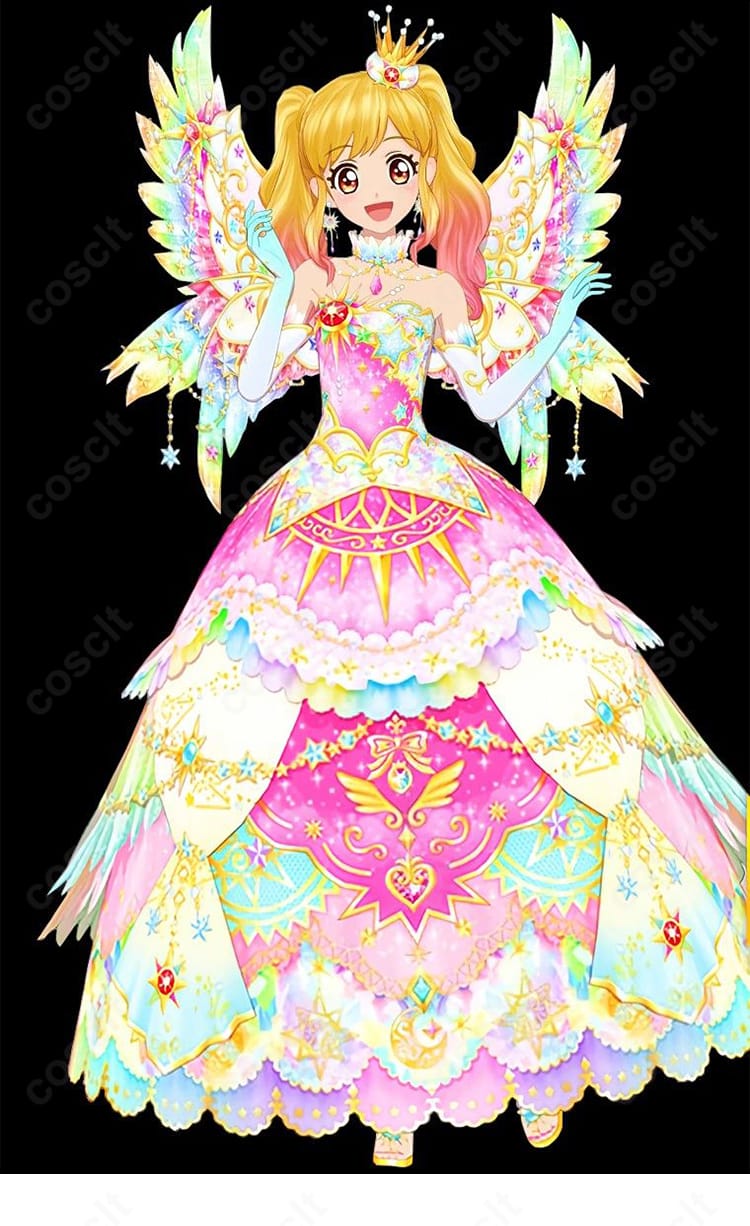 アイカツスターズ!虹野ゆめ エターナルレインボーコーデ コスプレ衣装とキャラクター公式ビジュアル|高品質オーダーメイド衣装でイベント・撮影会に最適