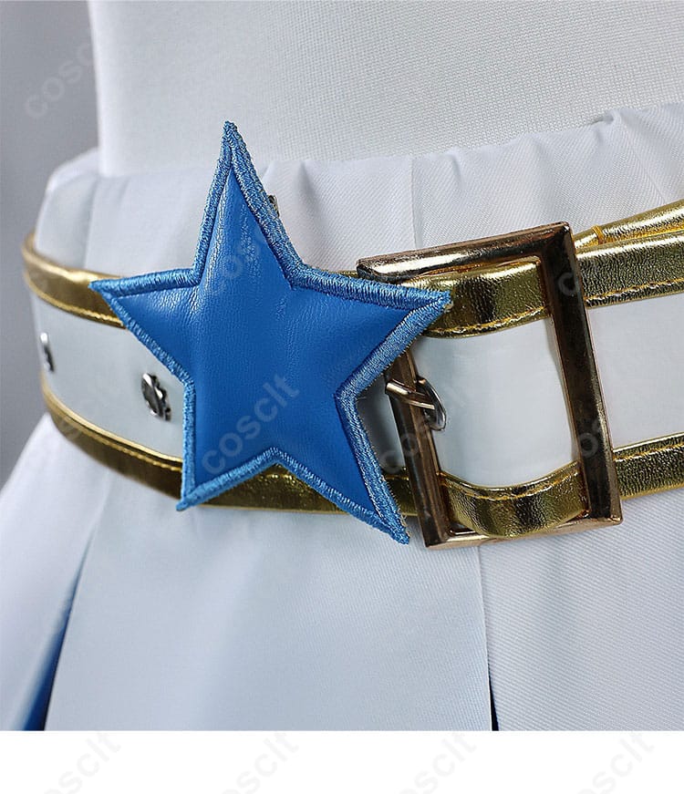 レム コスプレ チアガール姿 星型アクセサリー付き腰ベルト ディテール画像
