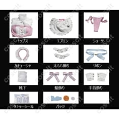 ドールズフロントライン2：エクシリウム 幼熙(ゆひ) 私服 スイートミラクル メイド服 コスプレ衣装 高品質オーダーメイド対応【COSCLT】 - 5枚目の画像（サムネイル）