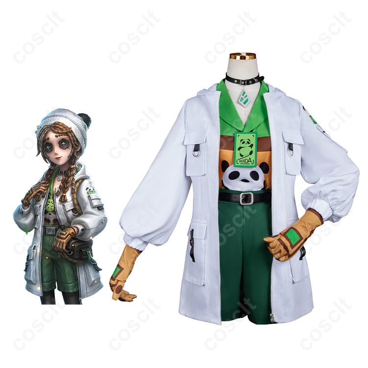 IdentityV 第五人格 アニー・レスター（玩具職人）パンダシリーズ認知啓発師 コスプレ衣装 キャラクターと商品全体イメージ