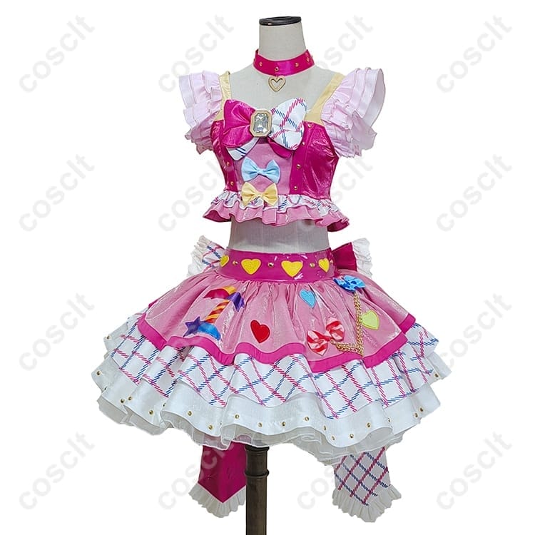 アイカツ! 虹野ゆめ ガーリーアイランドコーデ コスプレ衣装｜高品質・オーダーメイド対応【COSCLT公式通販】 - 1枚目の画像