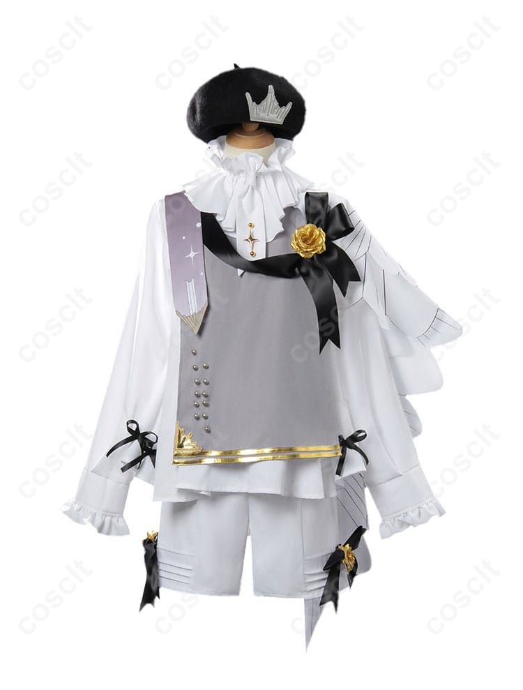 鏡音レン シンフォニー コスプレ衣装 正面細部アップ｜高品質素材と精巧な縫製を確認
