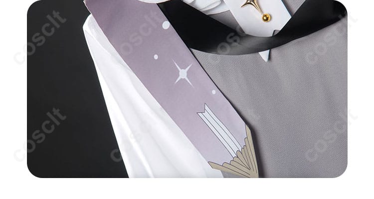 鏡音レン シンフォニー コスプレ衣装 左肩装飾ディテール｜華やかな印象を与えるアクセント