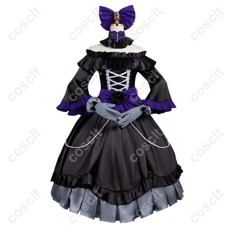 悪役令嬢転生おじさん グレイス・オーヴェルヌ ゴシック ver. コスプレ衣装 高品質オーダーメイド対応 - 1枚目の画像