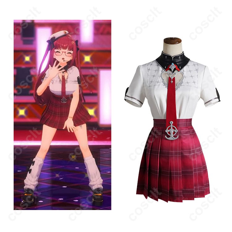 ホロライブ 宝鐘マリン 生誕祭2025 制服 コスプレ衣装｜キャラクター着用イメージ図