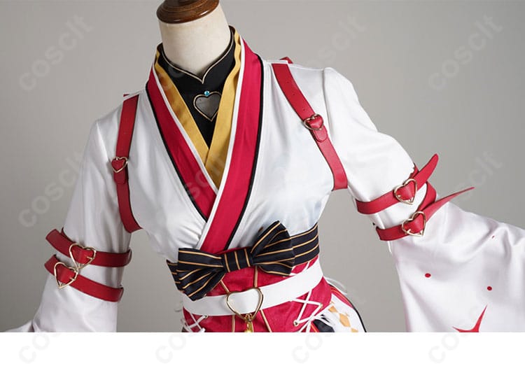 ホロライブ 宝鐘マリン 新衣装 コスプレ衣装 斜襟装飾ディテール｜こだわりの刺繍と質感が映える