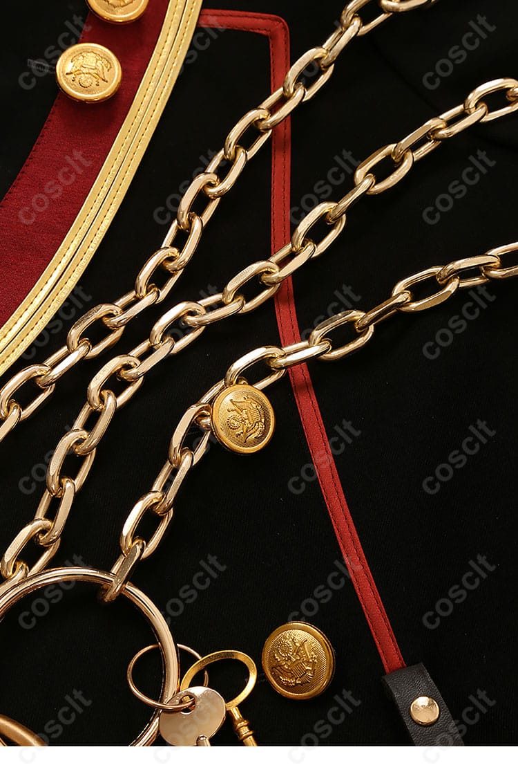あんスタ Graceful Punishment コスプレ衣装 チェーン腰飾りディテール写真