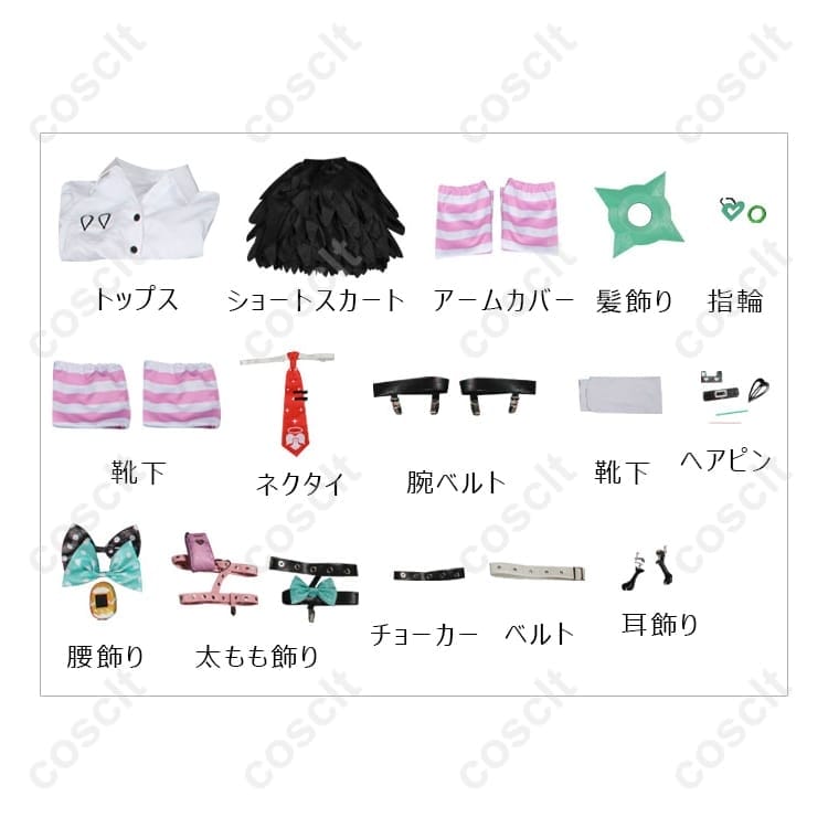 ゼンレスゾーンゼロ 千夏ラミエル コスプレ衣装｜バーチャルアイドル 妄想エンジェル 作曲担当 Ver.【COSCLT公式通販】 - 4枚目の画像