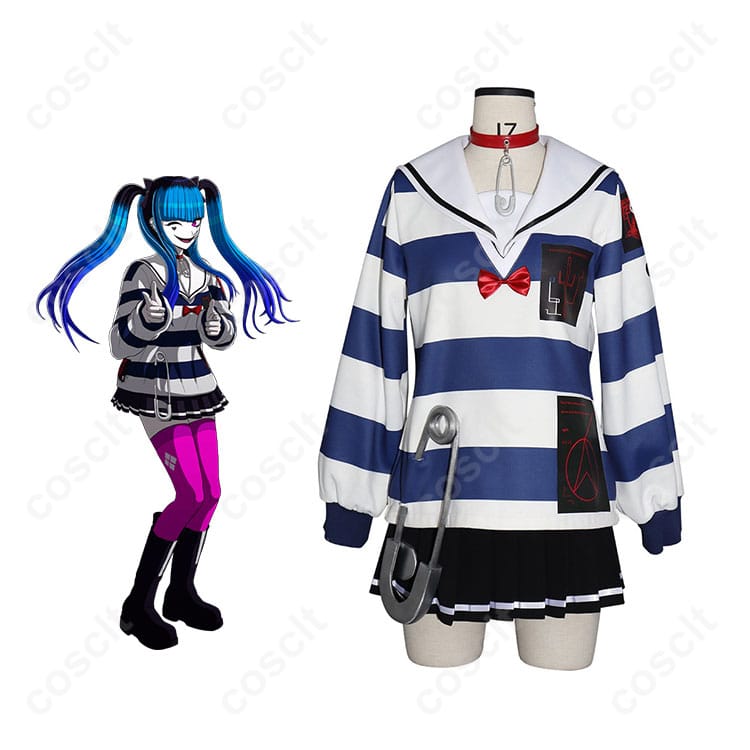 HUNDRED LINE 最終防衛学園 飴宮怠美 普段着 コスプレ衣装 キャラクター着用イメージ図