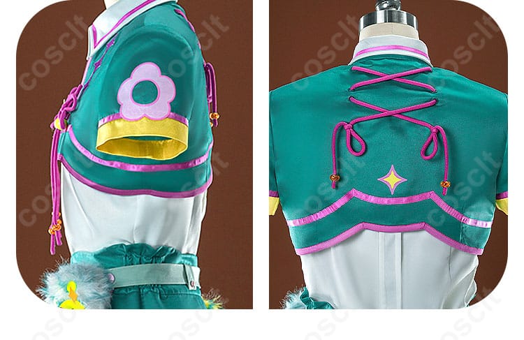 あんスタ 白鳥藍良・天満光・春川宙 コスプレ衣装 袖＆背肩装飾ディテール 華やかな印象