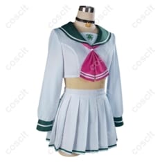 ブルーアーカイブ 杏山カズサ 制服 コスプレ衣装｜猫耳付きフードパーカー＆クロップトップ【COSCLT公式通販】 - 4枚目の画像（サムネイル）