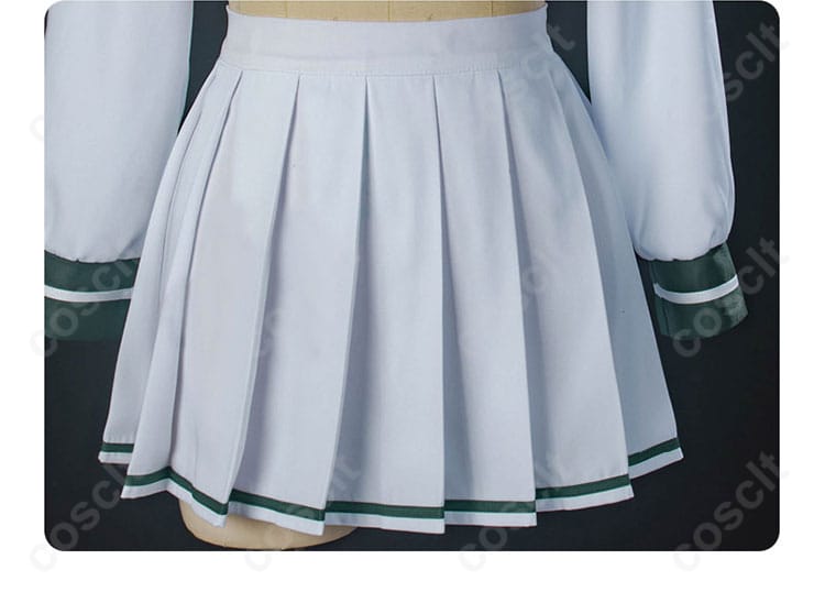 ブルーアーカイブ 杏山カズサ 制服コスプレ衣装 スカート部分ディテール｜シルエットと質感