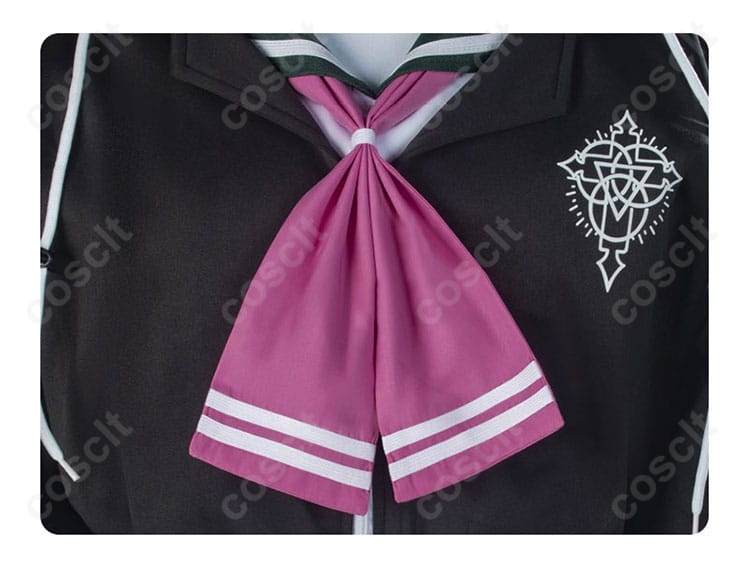 ブルーアーカイブ 杏山カズサ 制服コスプレ衣装 スカーフ＆チョーカー装飾細部｜アクセントデザイン