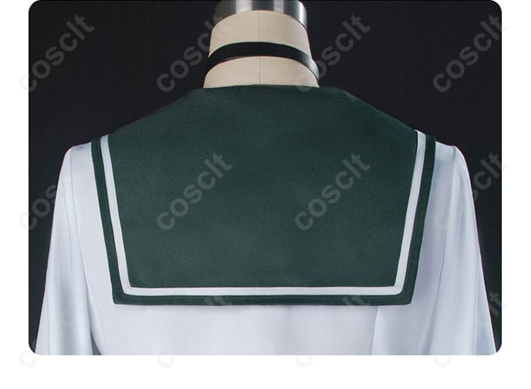 ブルーアーカイブ 杏山カズサ 制服コスプレ衣装 背面披肩デザイン細部｜高精度な仕上がり