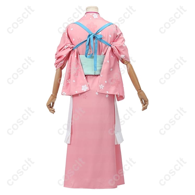 銀魂 神楽 春色茶房ver. コスプレ衣装 高品質オーダーメイド対応【COSCLT】 - 2枚目の画像