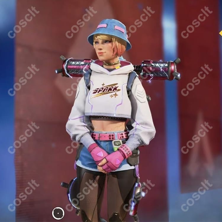 エーペックスレジェンズ ワットソン スタティック・トレーナー コスプレ衣装 パーカー 帽子付き オーダーメイド対応 - 1枚目の画像