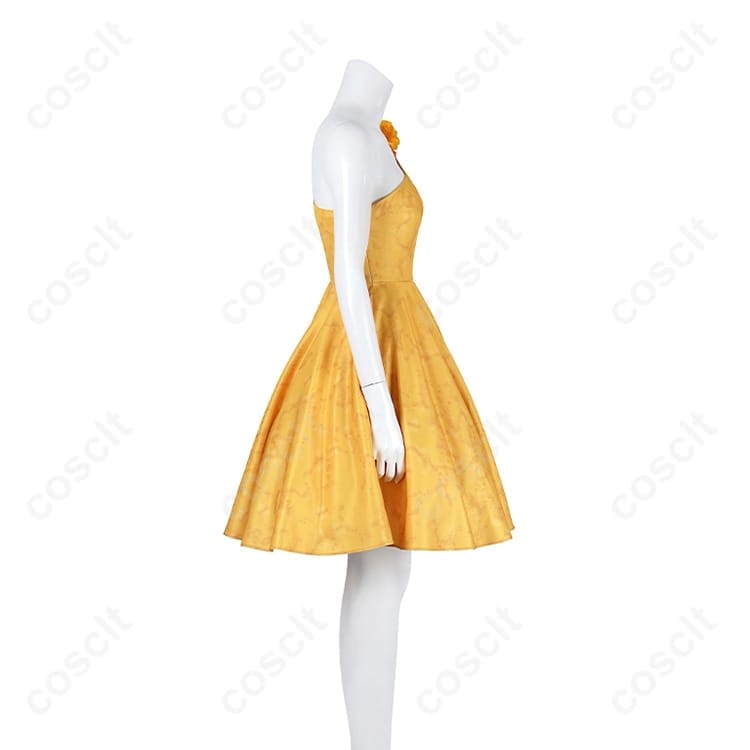 ズートピア2 ジュディ・ホップス 花柄ワンピース映画ドレス コスプレ衣装 - 3枚目の画像