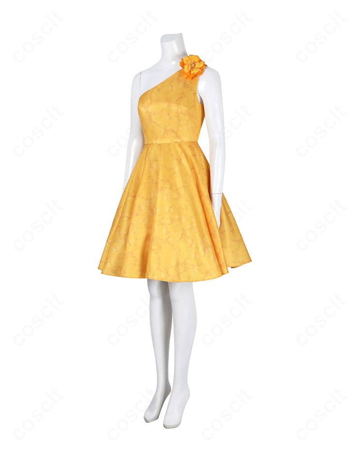 ジュディ・ホップス コスプレ衣装 花柄ワンピース 側面シルエット｜ズートピア2