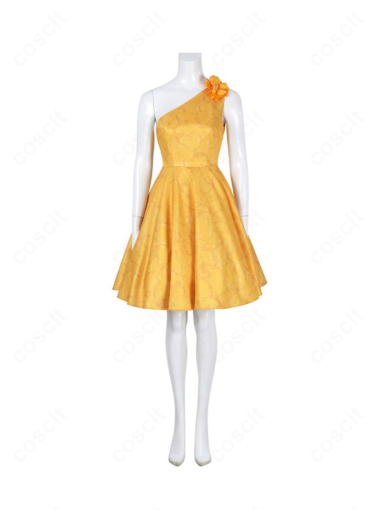 ズートピア2 ジュディ・ホップス 花柄ワンピース コスプレ衣装 正面デザイン